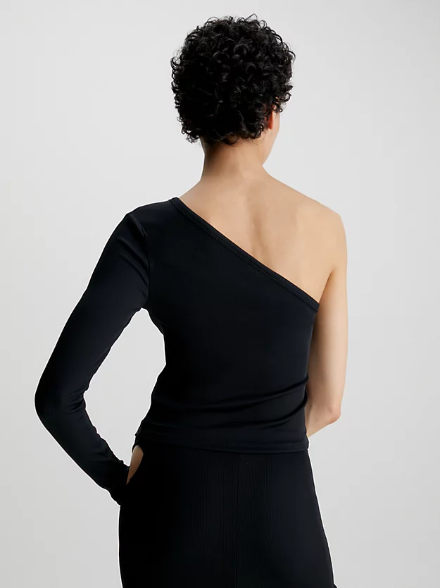 Blusa justa de um ombro só