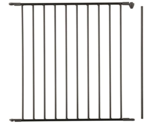 Baby Dan 67256-2600-12, Polyethylen, Stål, Sort