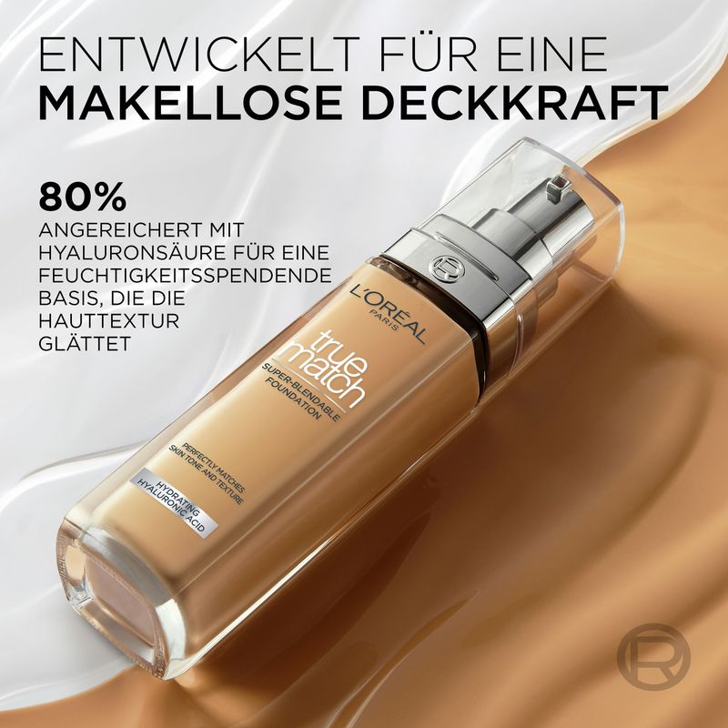 L’Oréal Paris - True Match Foundation - Natuurlijk Dekkende Foundation - 30ml - Vegan