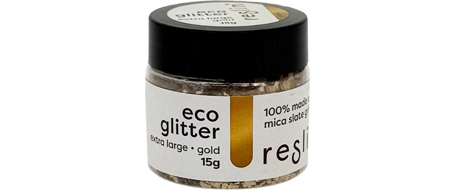 Farbpigmente Glitzer Extra Large, GoldExtra grosse Glitzerstücke