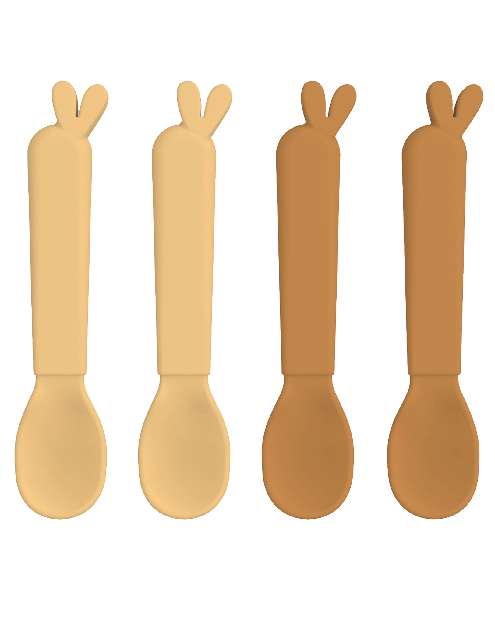 Löffel-Set KIDDISH - LALEE 4er Pack in senfgelb