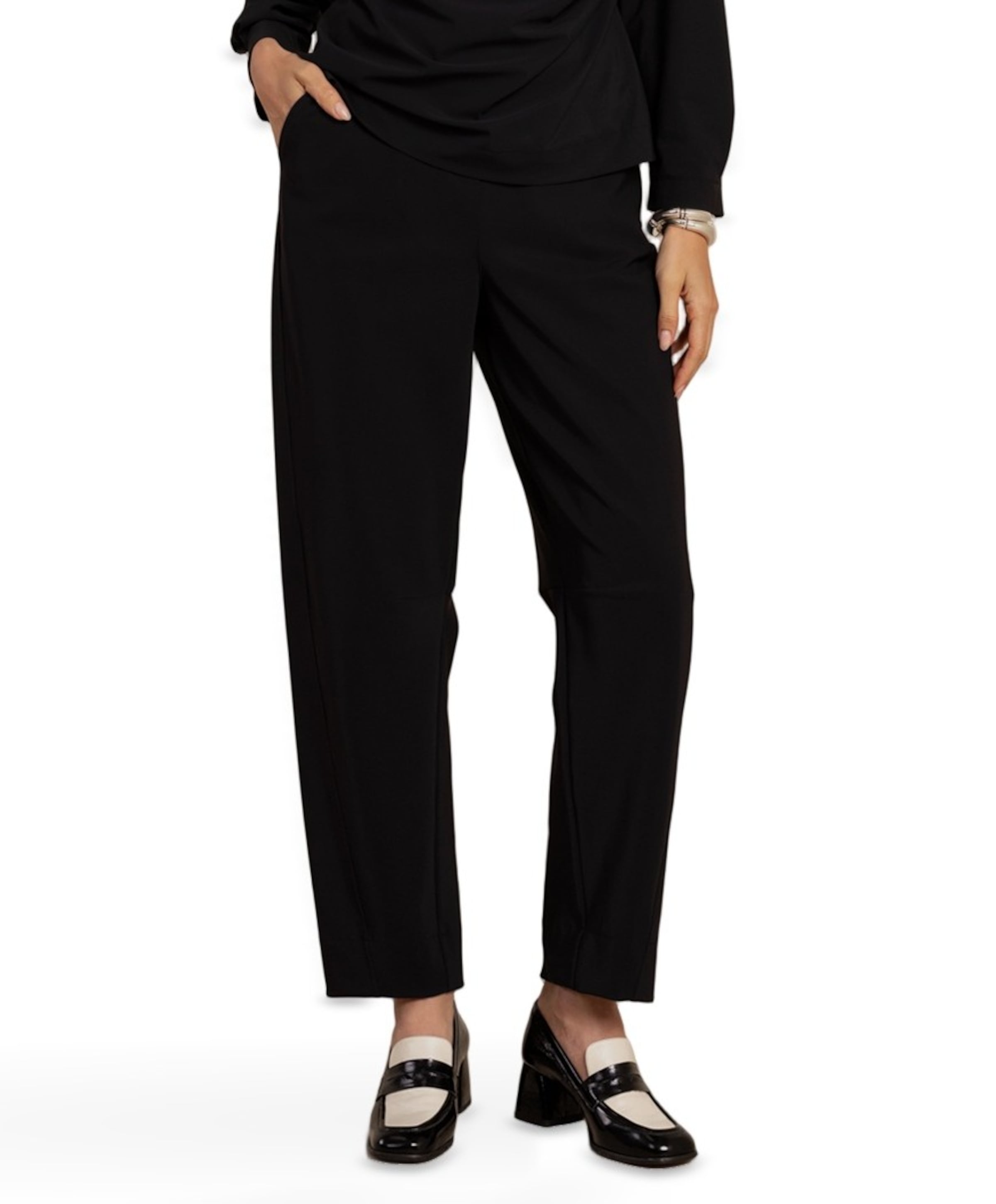 Studio Anneloes Marlise barrel dames broek zwart