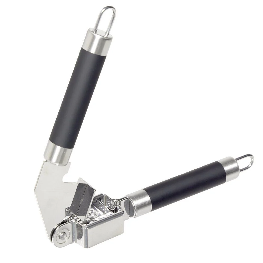Presse-ail en inox avec manche en plastique L.19cm