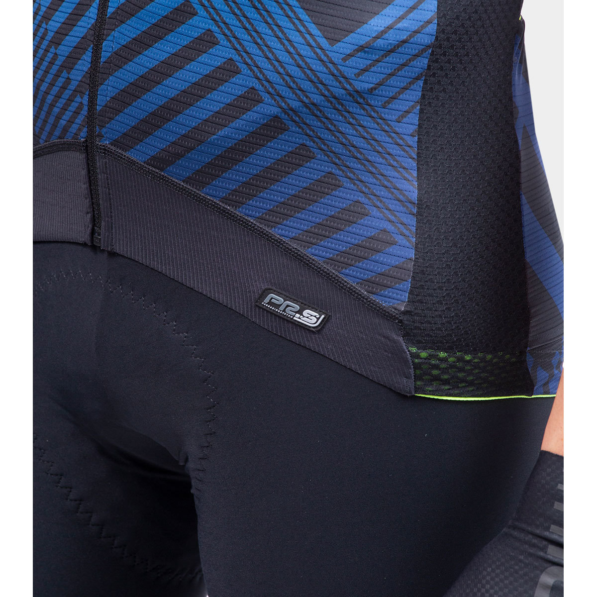 Ale PR-S Checker Fietsshirt Korte Mouwen Blauw Heren