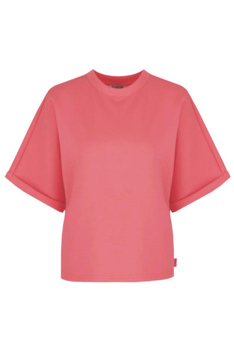 Fluresk roze dames t-shirt