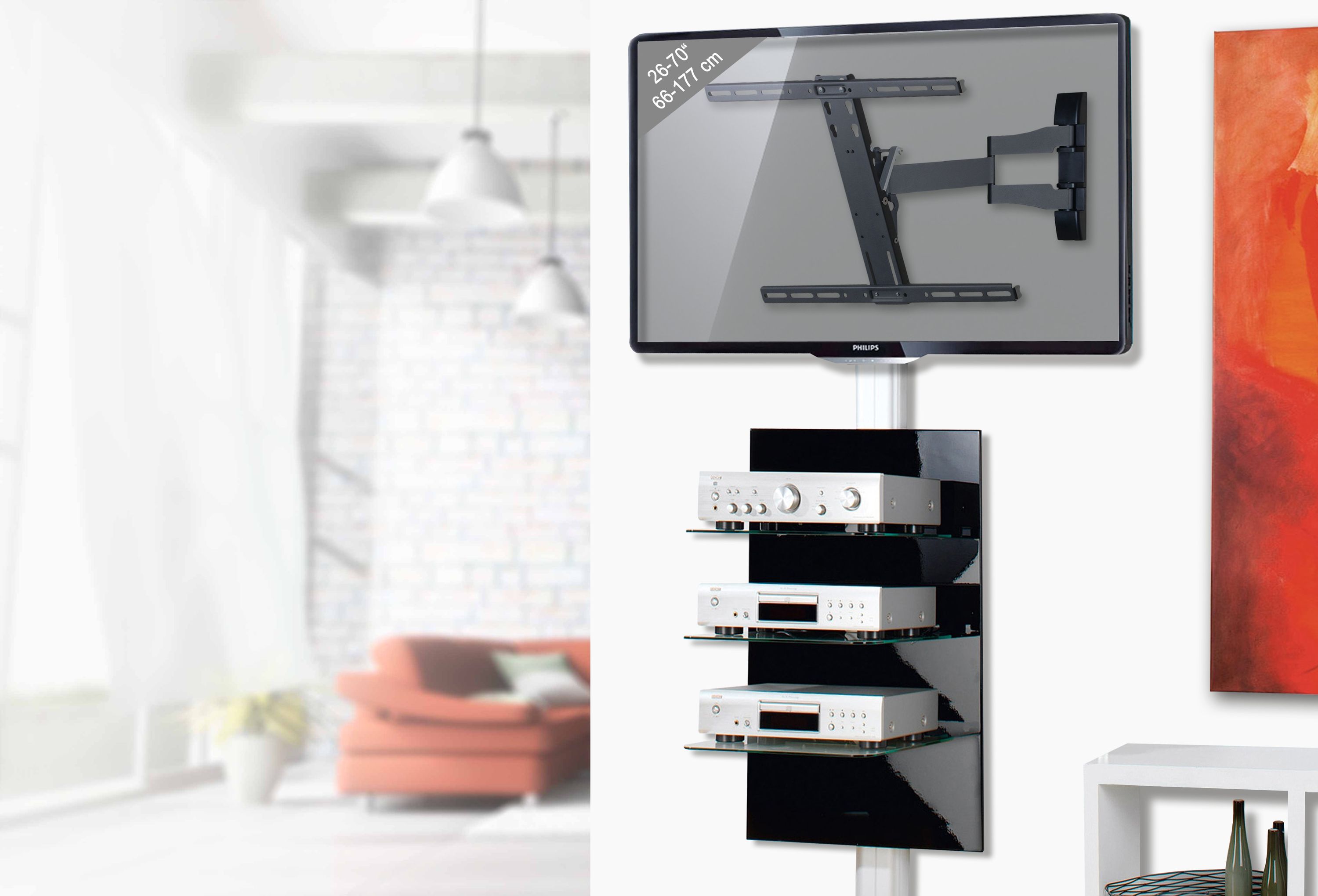 Wandhalterung WS 100 SLIM
