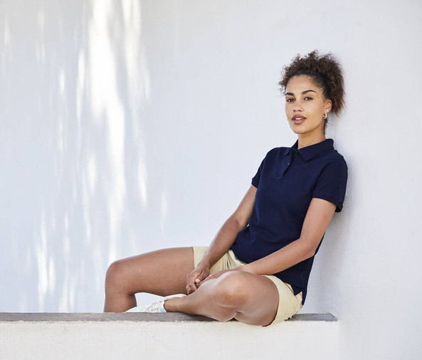 Fruit of the Loom SC386 - Polo Femme Confort Coton-Polyester Élégant