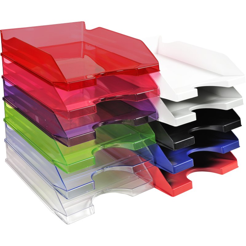 Corbeille à courrier Ecotray Ecoblack noir