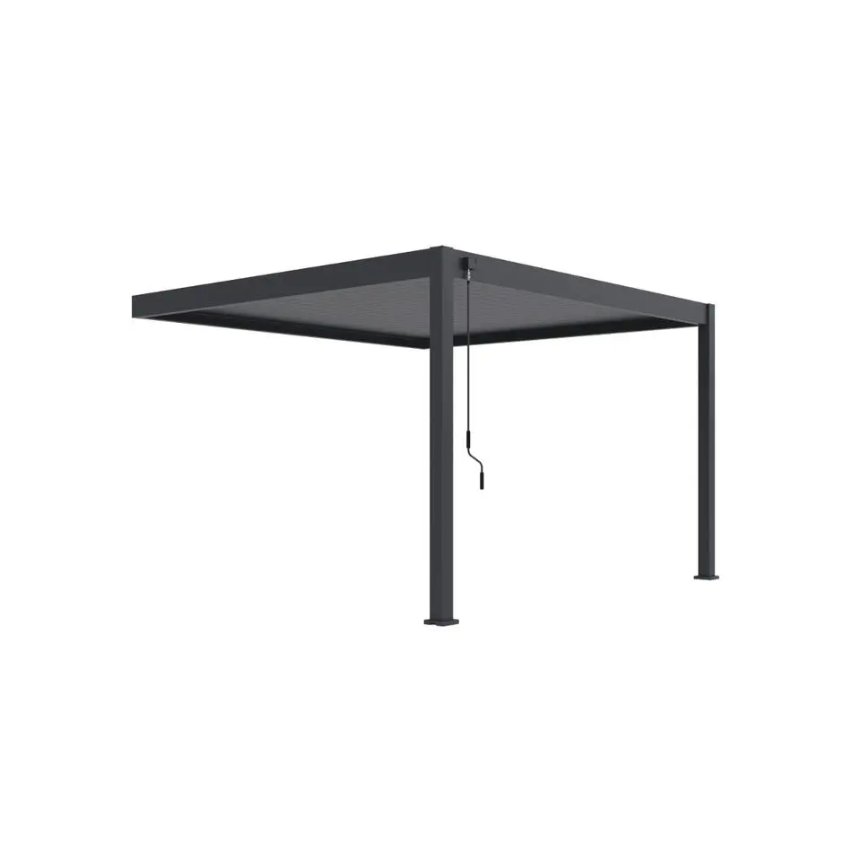 Orion Deluxe overkapping muur 300 x 360 cm antraciet