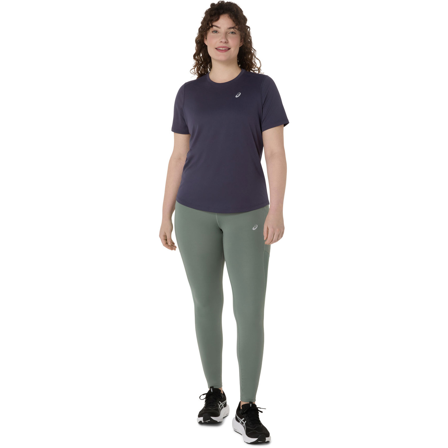 ASICS Shirt Korte Legging Set Dames