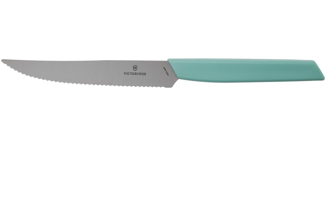 Victorinox Swiss Modern 6.9006.12W41 steakmes 12 cm, groen