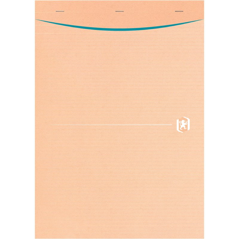 Bloc de bureau recyclé Touareg Oxford A4 21 x 29,7 cm agrafé- 5 x 5 - 80 feuilles