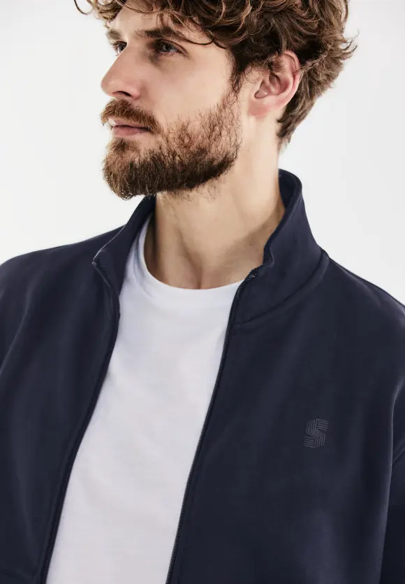 Troyer Sweatjacke - eclipse blue