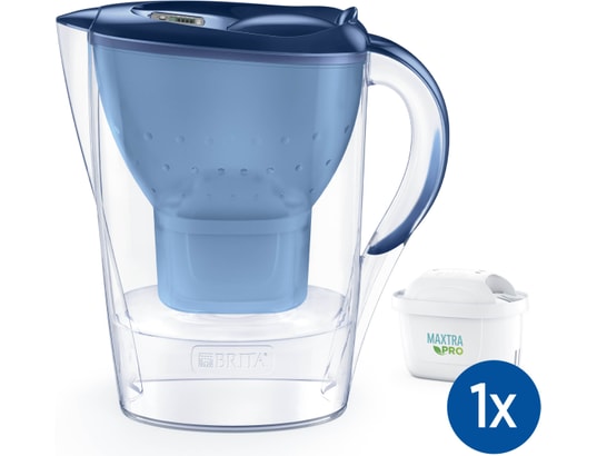 BRITA FRANCE - Carafe Marella bleu 1 cartouche MAXTRA PRO