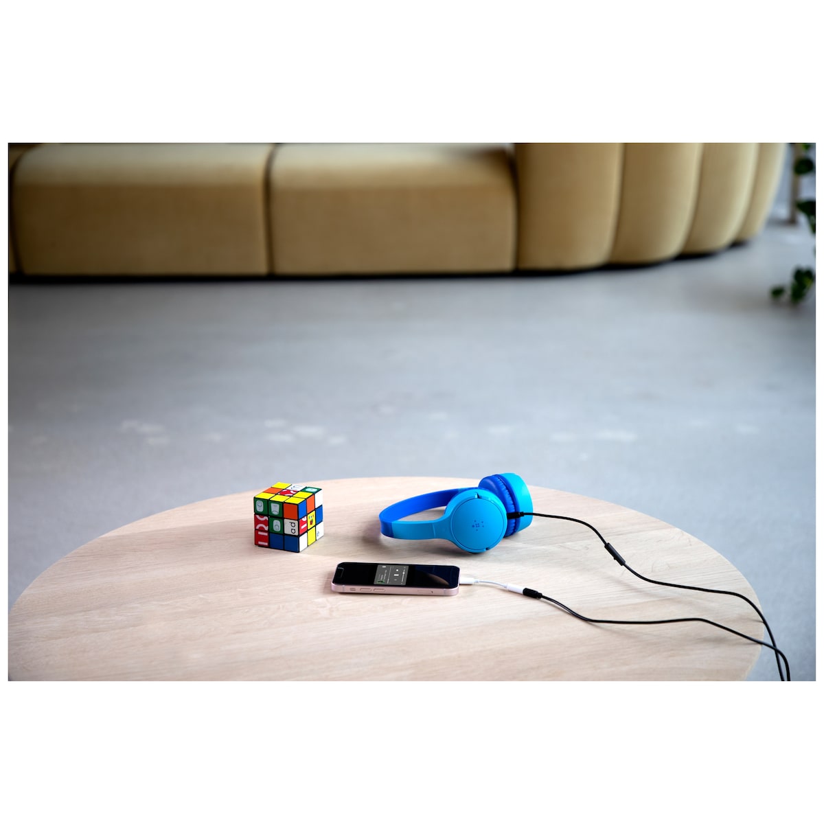 Belkin SOUNDFORM Mini trådløse on-ear hodetelefoner (blå)