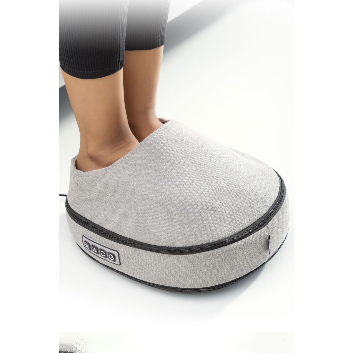 Masseur shiatsu thernique 2-en-1 - Corps - Gris & noir