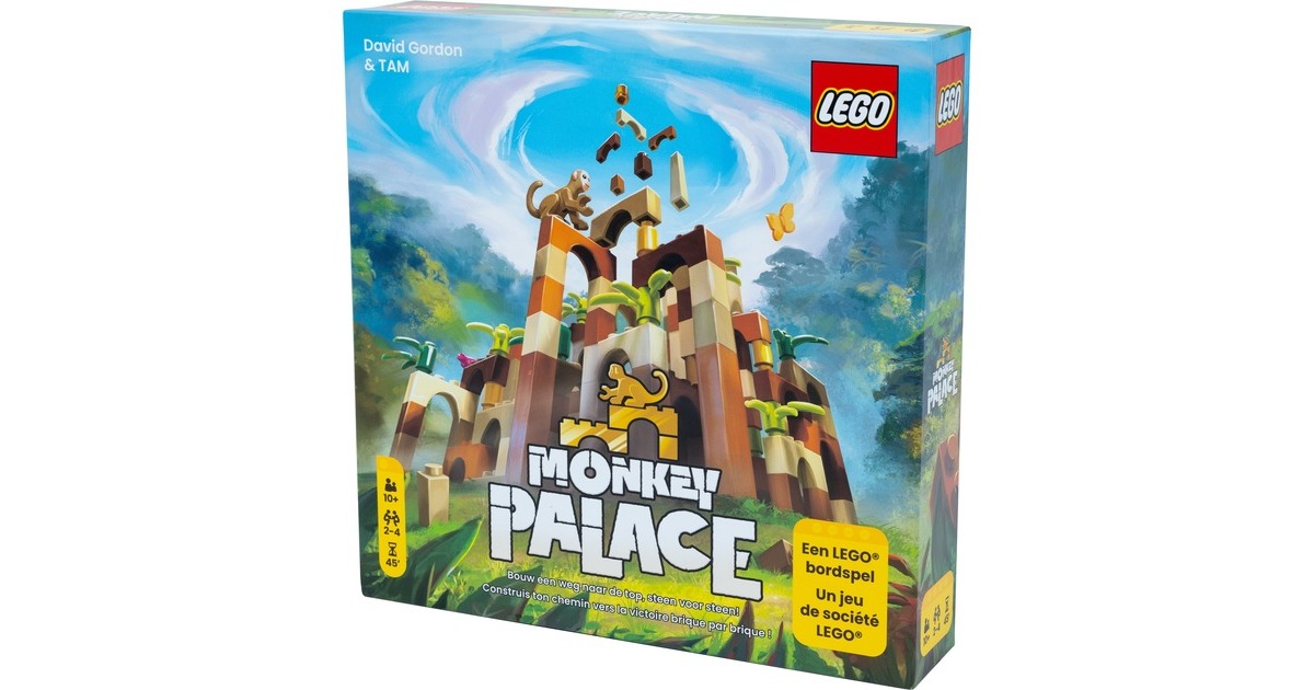 AsmodeeLEGO® Monkey Palace Bordspel  (Frans / Nederlands, 2 - 4 spelers, 45 minuten, Vanaf 10 jaar)