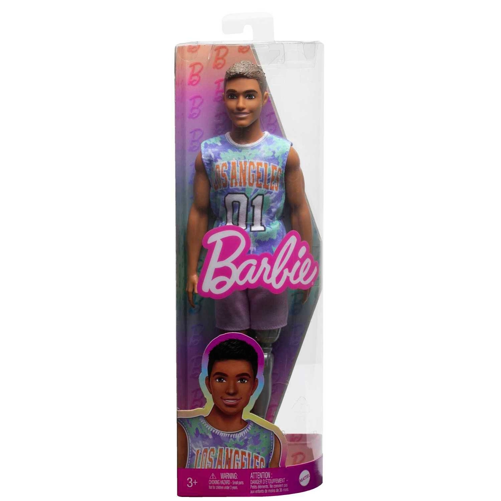 Ken Fashionistas Puppe 212 mit Jersey und Beinprothese