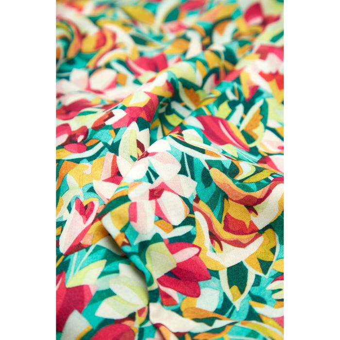 Atelier Veritas-Viscose abstracte tulpen - per meter