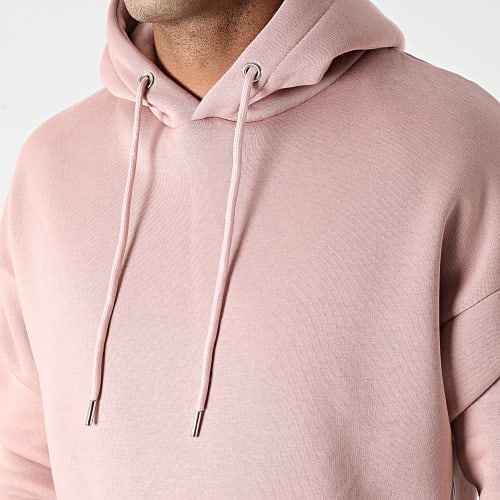 Ensemble Sweat Capuche Et Pantalon Jogging Rose Pale