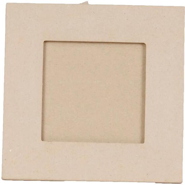 Cadre plat carré 11x11cm - Kraft