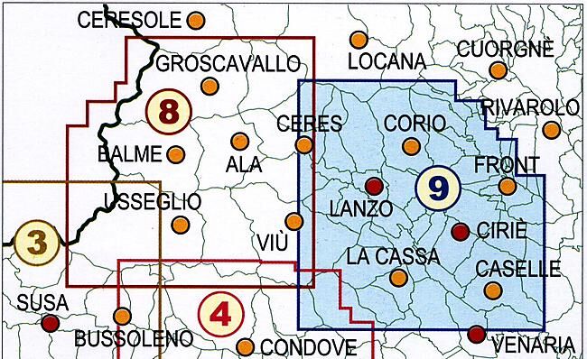 FRATERNALI - 9 BASSE VALLI DI LANZO ECHELLE 1 25 000