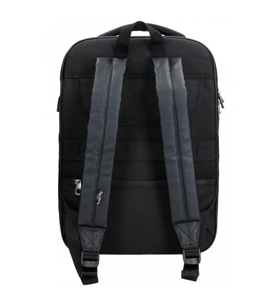 Mochila adaptável Pepe Jeans Heatfield com compartimento duplo para laptop e tablet de 15,6
