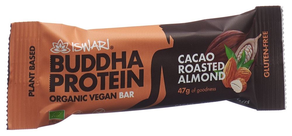 ISWARI Protein Bar<br>47 g, Mandel&Kakao BIO