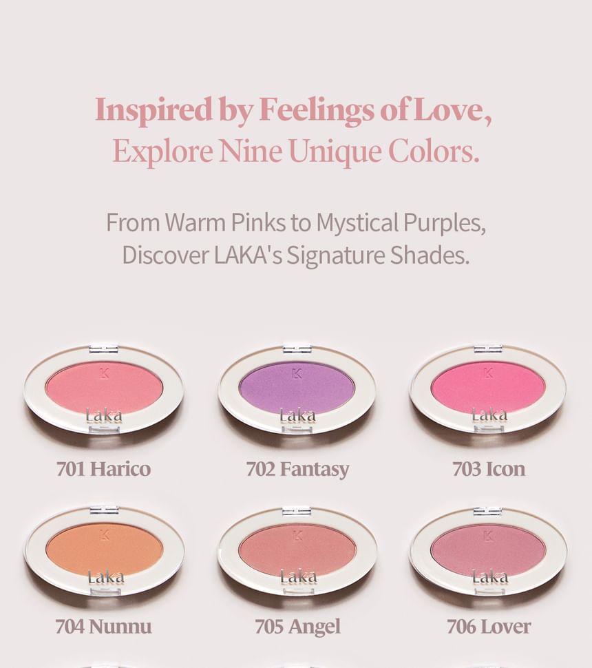 Laka - Love Silk Blush - 9 kleuren