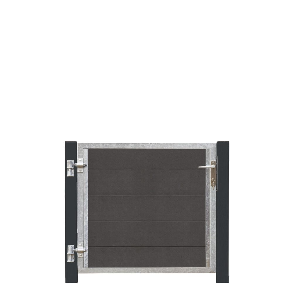 PORT PLUS FUTURA KOMPOSITT VENSTRE 99X91CM ANTRASITT