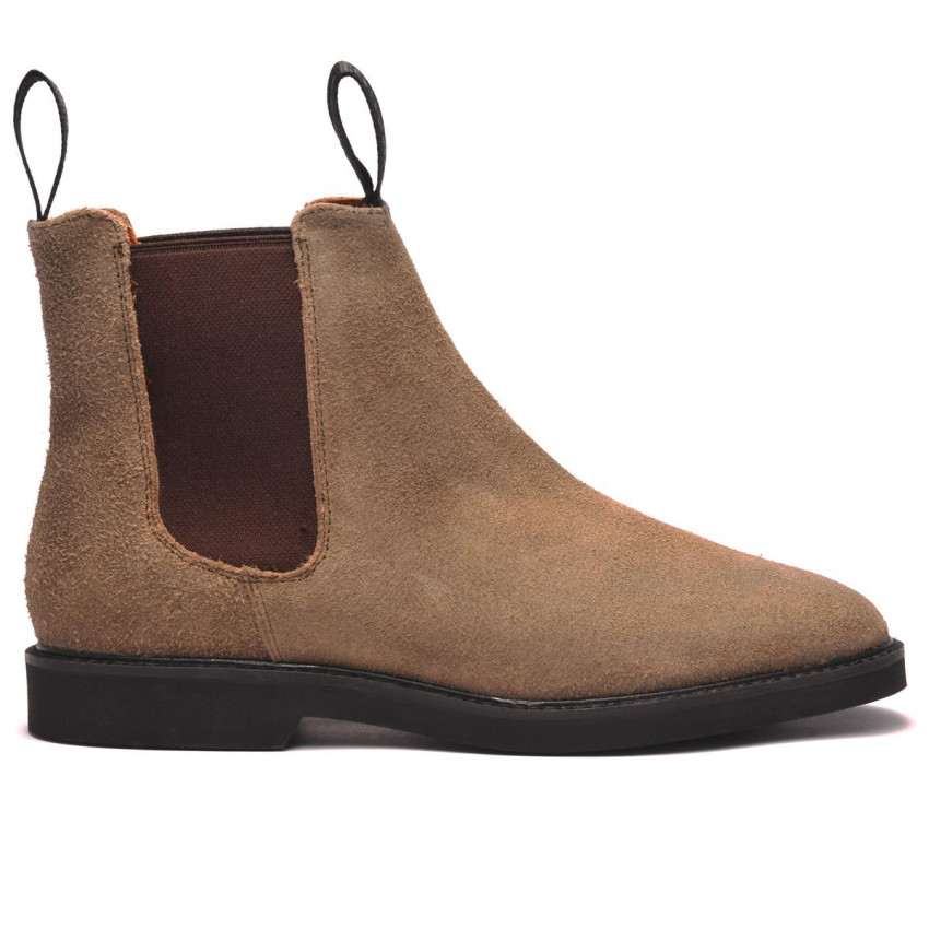 CHELSEA SUEDE POLARIS Beige Taupe-CHELSEA SUEDE POLARIS Femme