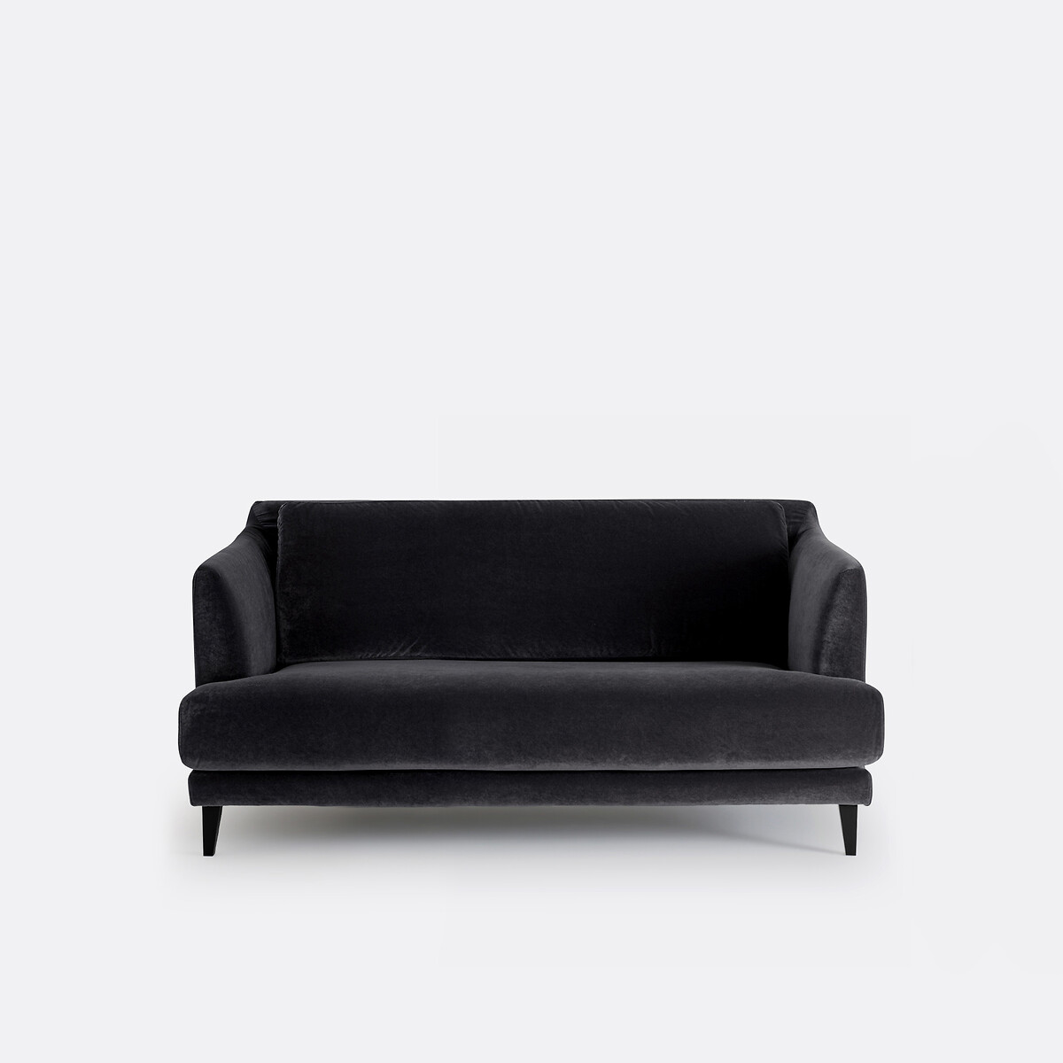 LA REDOUTE INTERIEURS<br>Sofá compacto de 2 lugares, veludo, Monza
