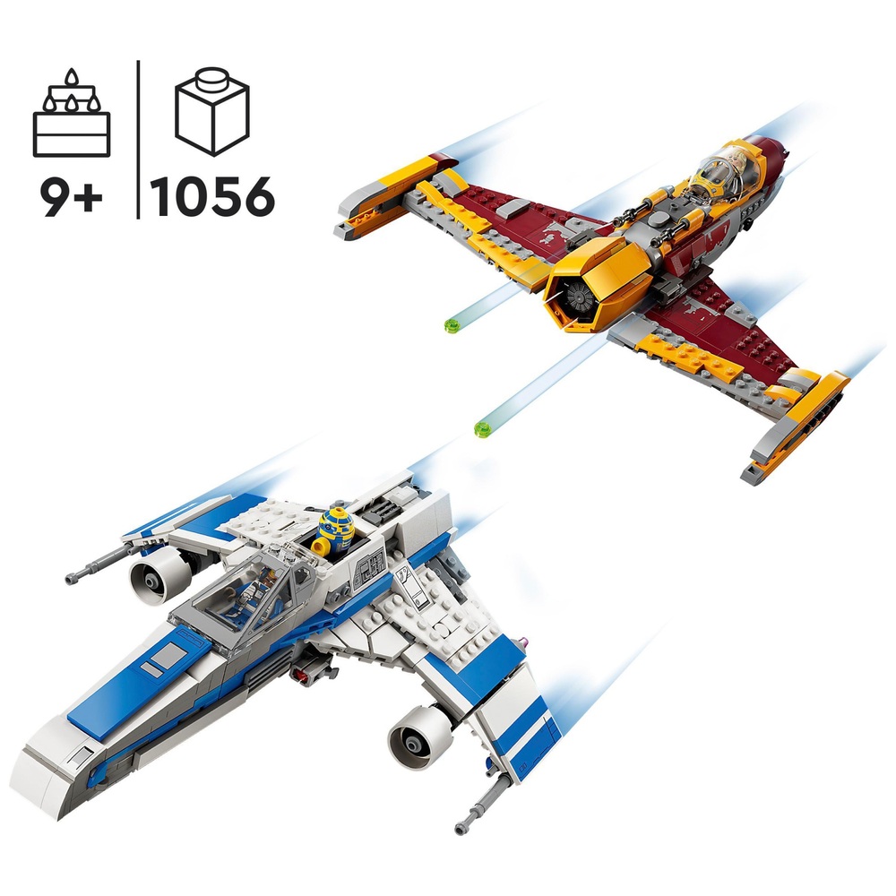 LEGO Star Wars 75364 New Republic E-Wing vs. Shin Hatis Starfighter Set