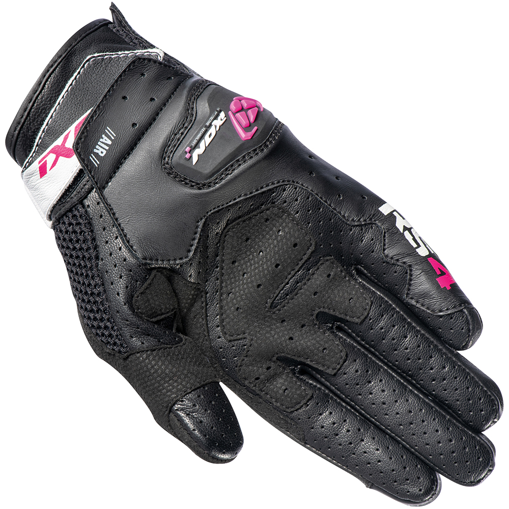 Ixon - Gants femme RS4 Air Lady Noir / Fuchsia