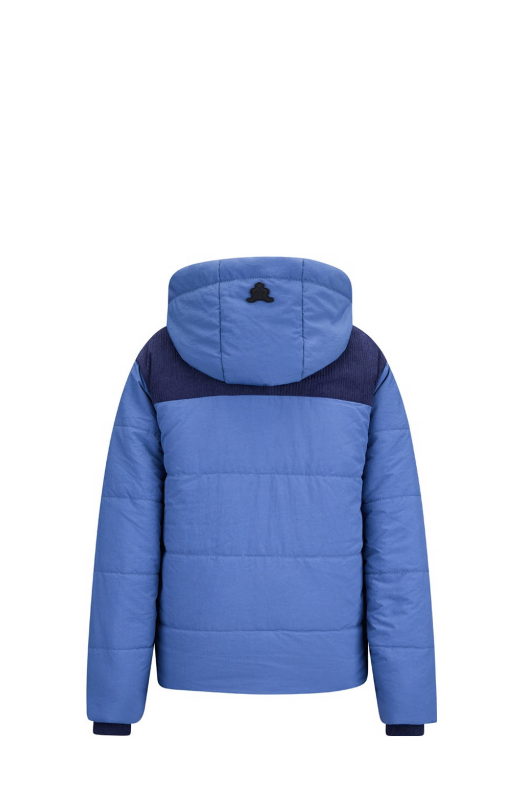Retour Jeans gewatteerde winterjas Alex blauwgrijs