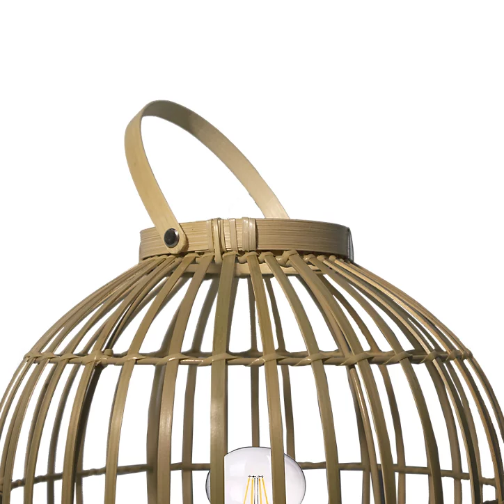 Lampe de table Dacite E27 28W ⌀28xH.38cm naturel GoodHome