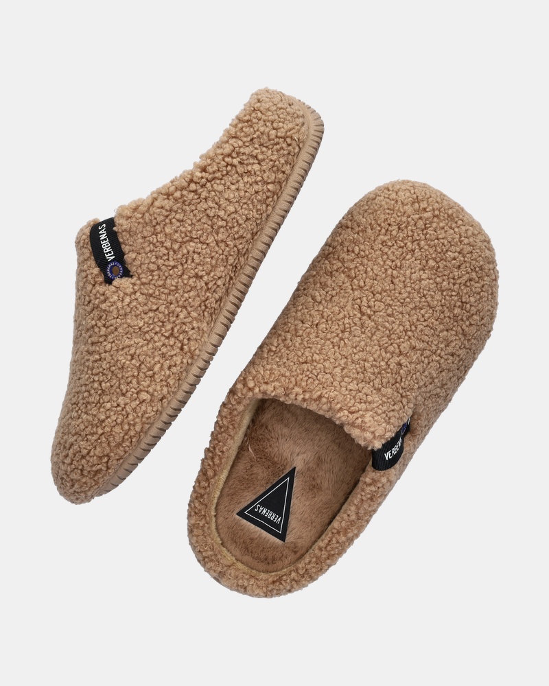 Verbenas York Nairobi Pantoffels  - bruin