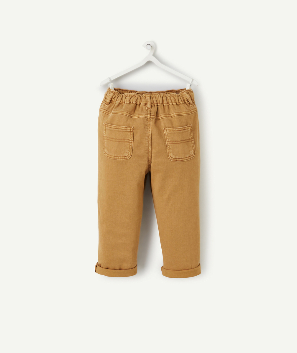 PANTALON RELAX BÉBÉ GARÇON COULEUR CAMEL
