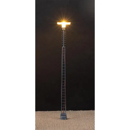 Faller 180110 - LED-Gittermast-Aufsatzleuchte, 3 Stück