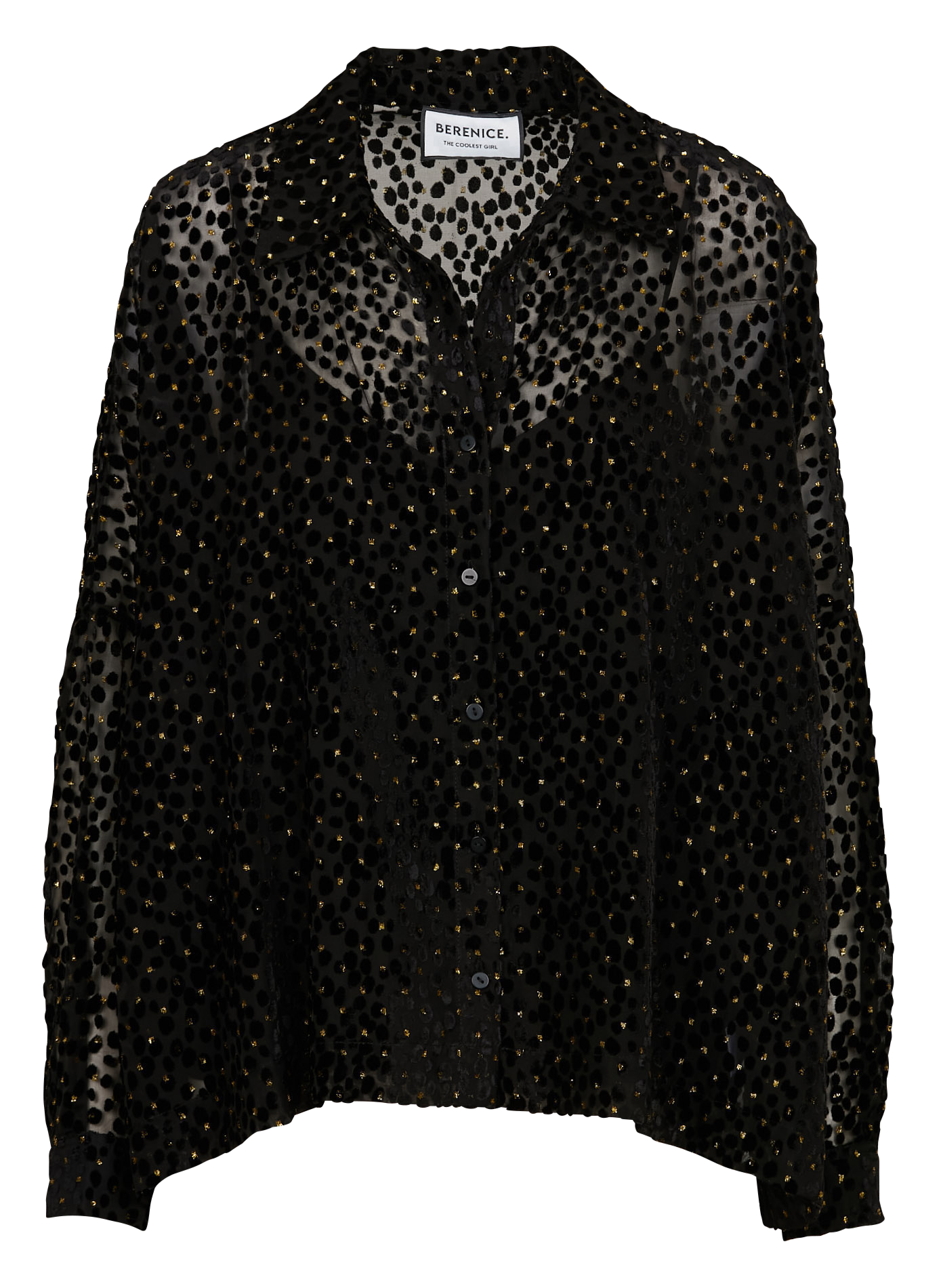 CHRISTIE - Chemise oversize col classique | Noir