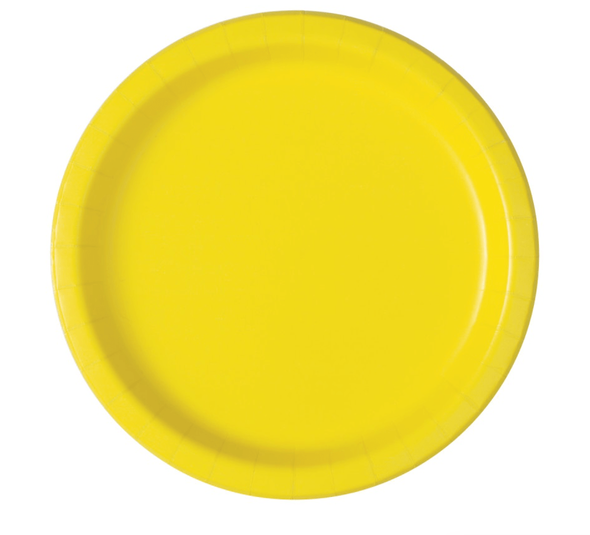 Gele Borden 17,1cm 8st