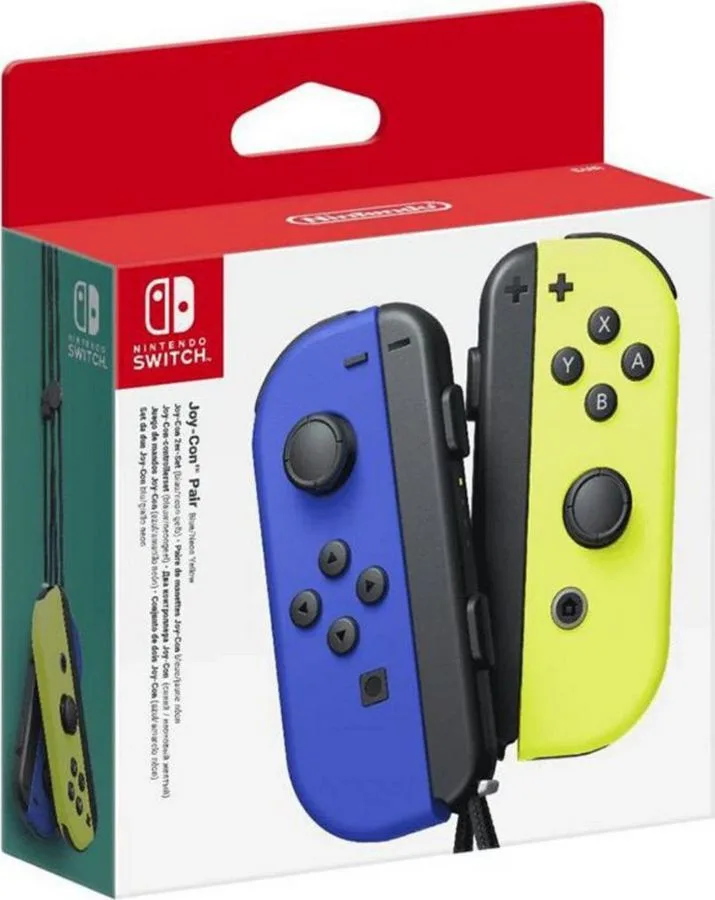 Nintendo Switch Joy-Con Bleu et Jaune Néon Manettes de jeu