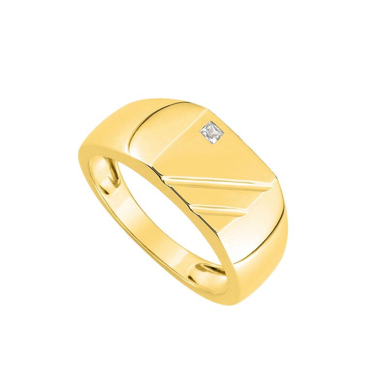 Chevalière homme - Or 18 Carats