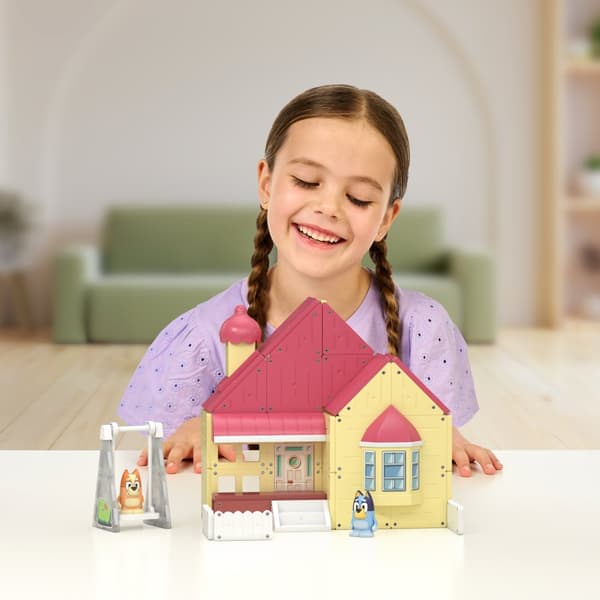 Bluey Heeler House Tile Town Magnetic Toys