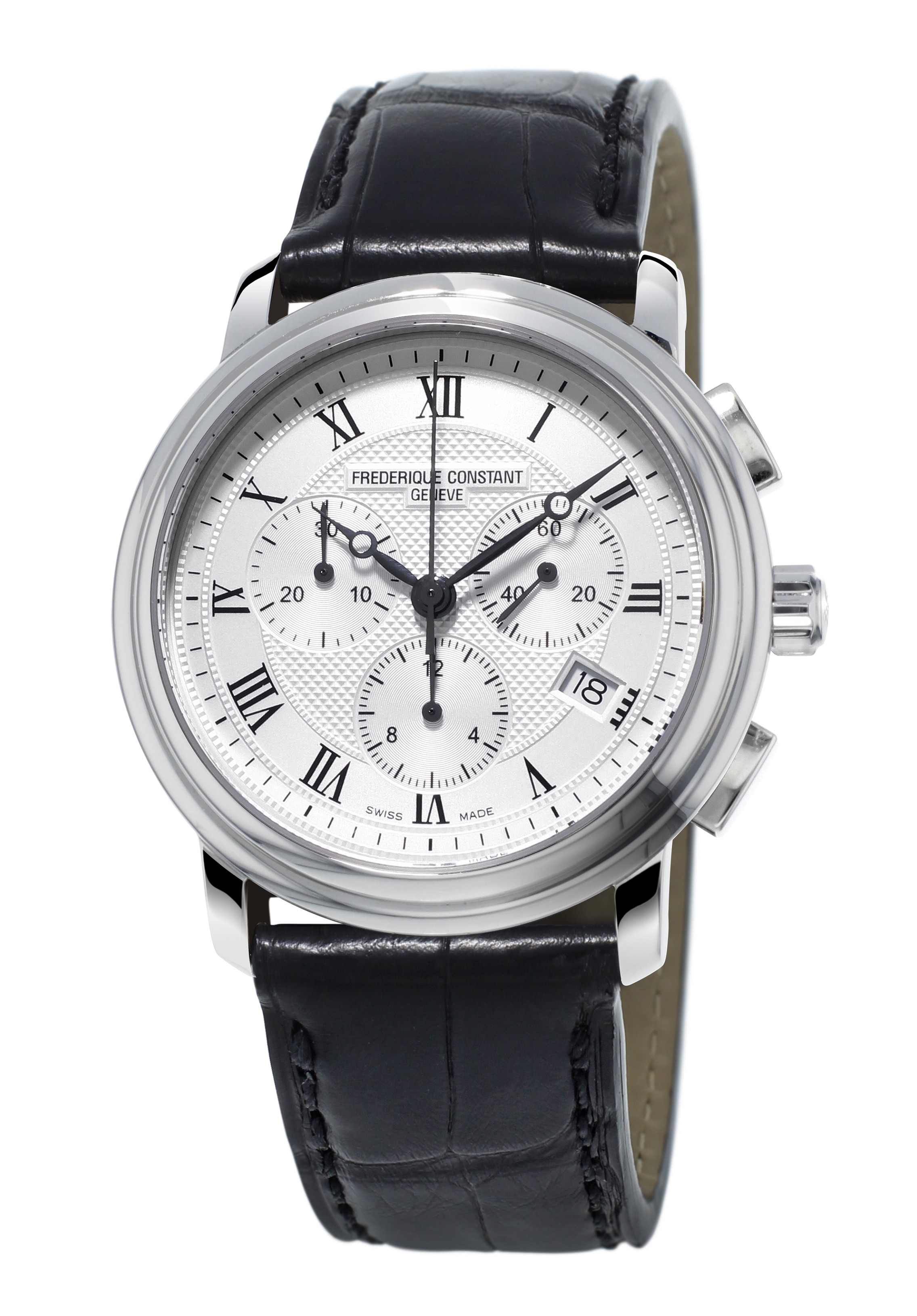 Frederique Constant Persuasion Herrenchronograph Silber