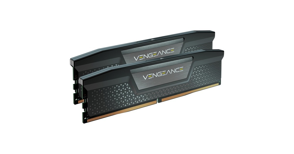 Corsair32 GB DDR5-6400 Kit werkgeheugen  (Zwart, CMK32GX5M2B6400C32, Vengeance, XMP)