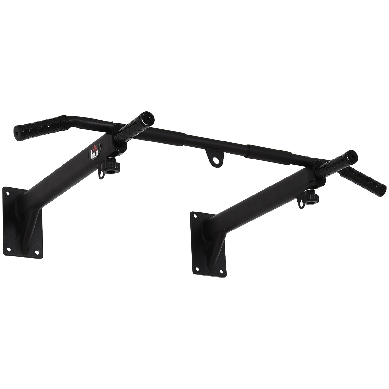HOMCOM Klimmzugstange zur Wandmontage schwarz 98 x 64 x 18 cm (BxTxH)