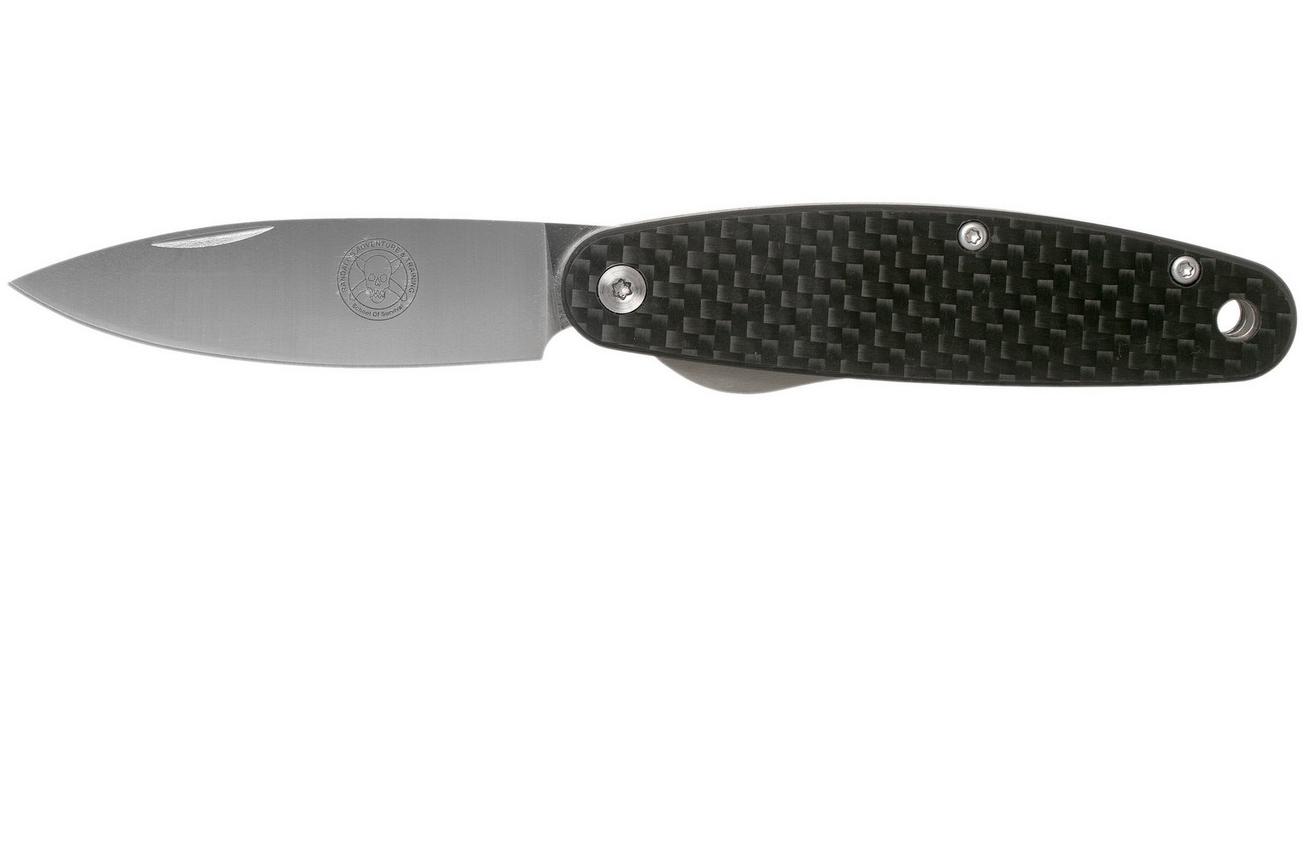 ESEE Churp EE-CH-02 D2, Carbonfiber zakmes