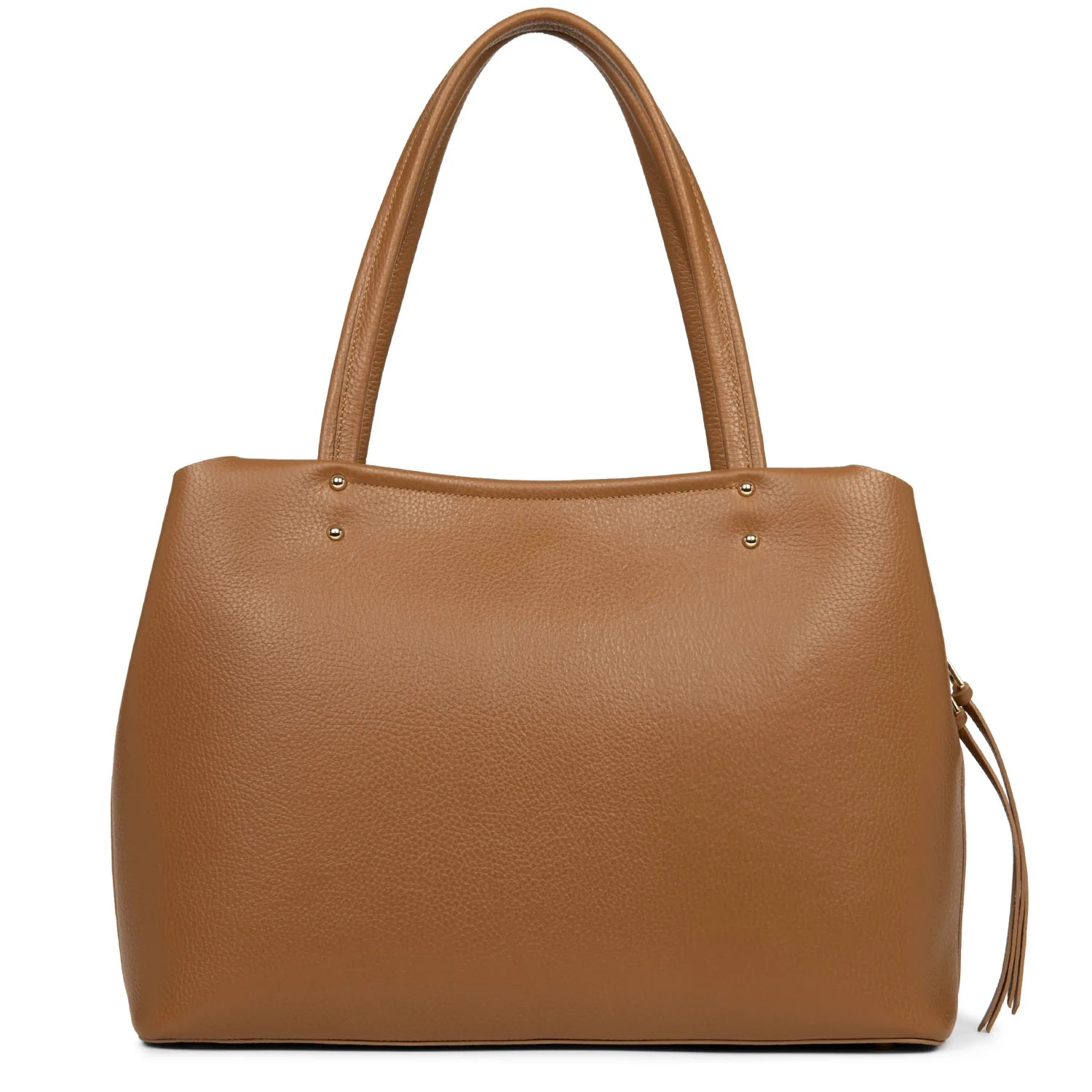 Foulonné Double-Grand sac cabas épaule