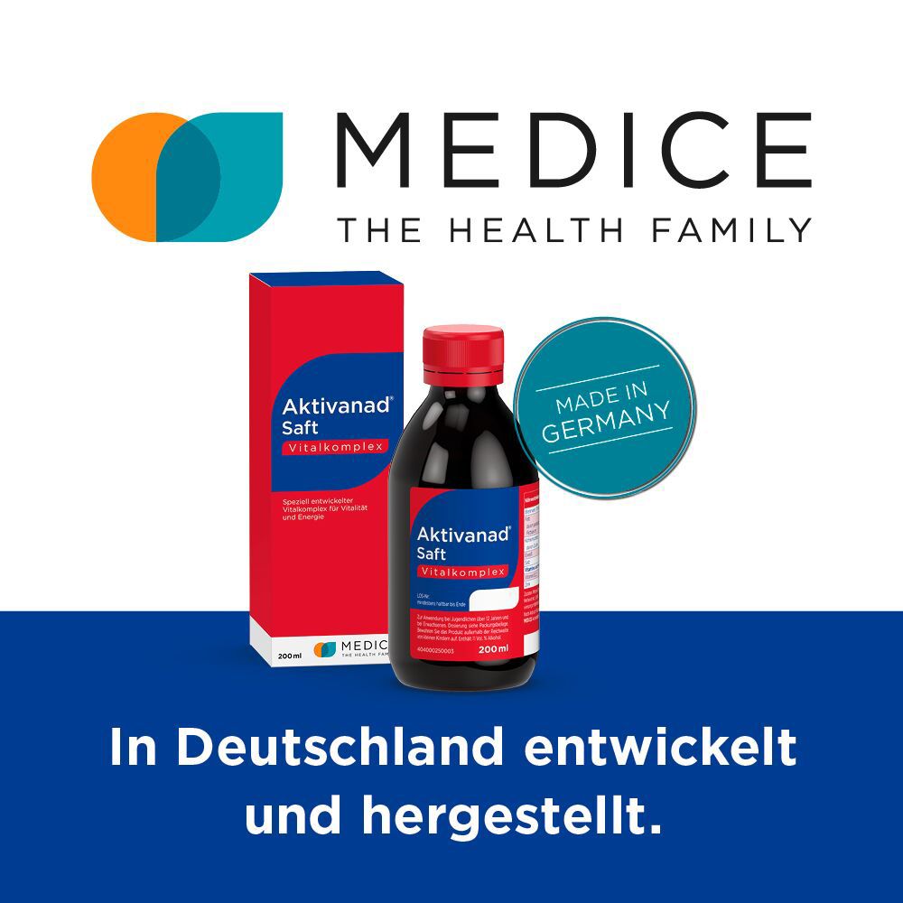 Aktivanad Saft bei Erschöpfung wegen Vitamin-B Mangel